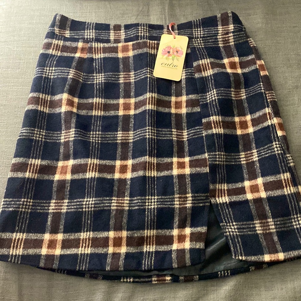 Mad For Plaid Mini Skirt